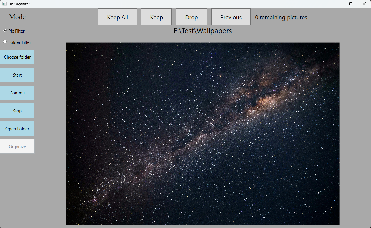 File Organizer Screenshot